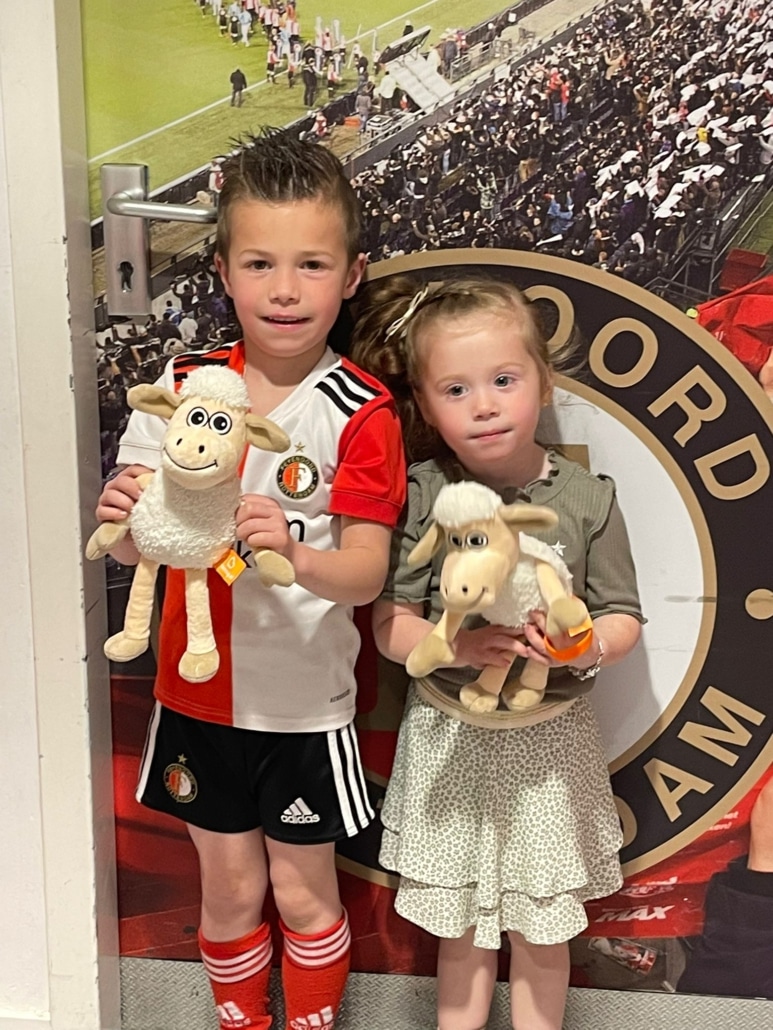 Droomdagschap Buddy met de familie Schoenmakers mee naar Feyenoord